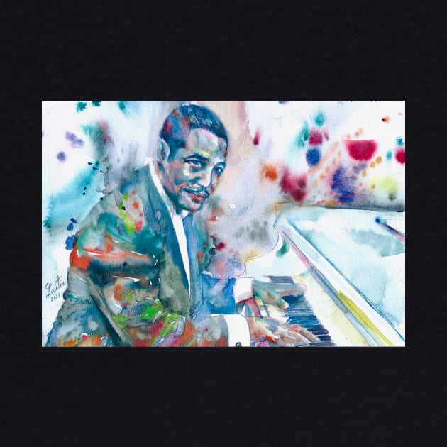 DUKE ELLINGTON watercolor portrait by lautir